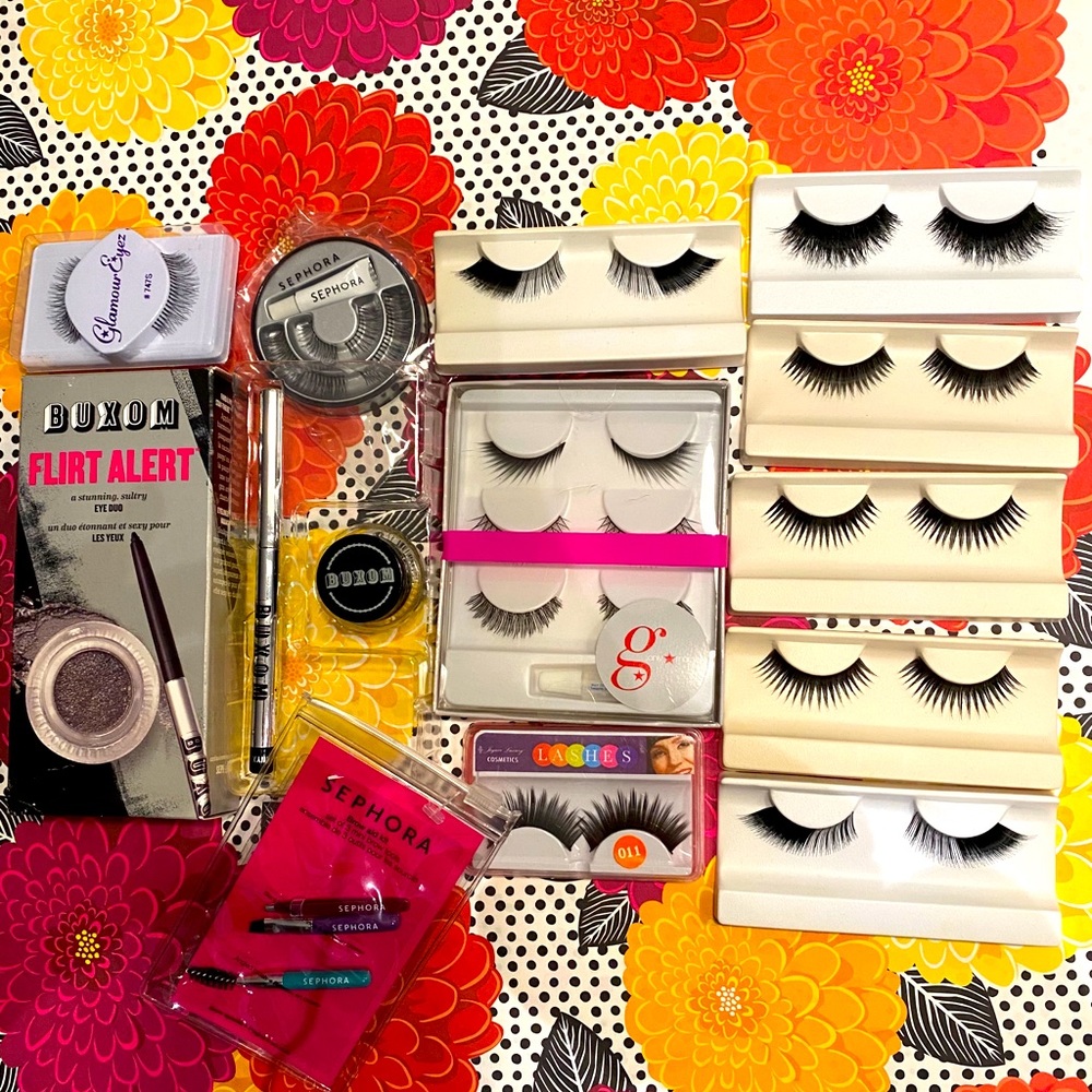 Buxom flirt alert duo & Eyelash/brow kit bundle